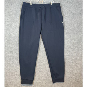 Polo Ralph Lauren Pants Mens 2XLT Blue Joggers Sweatpants Stretch Fleece Flaw